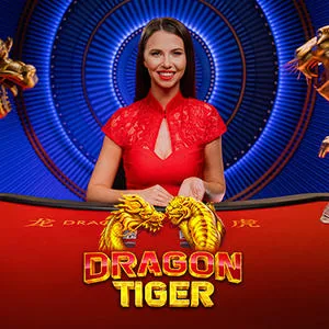 Dragon Tiger live-spel på Huzzlin Casino